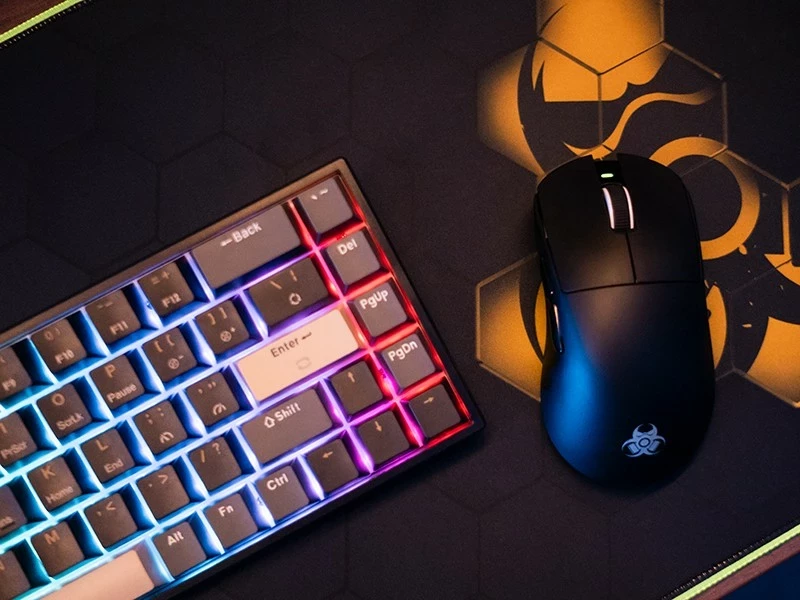 Maus gaming Tracer GameZone Nord, wireless/USB-C, 12000 DPI, e zezë