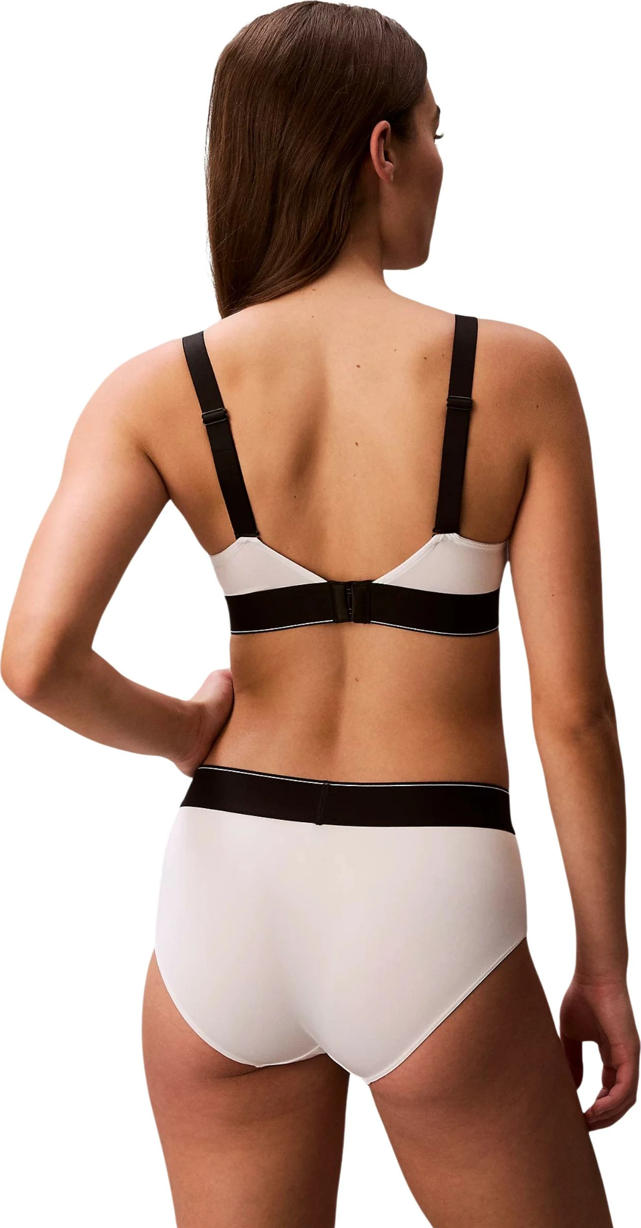 Sutjenë bralette Calvin Klein Underwear LV00QF8877 për femra, e bardhë [Madhësia: L]