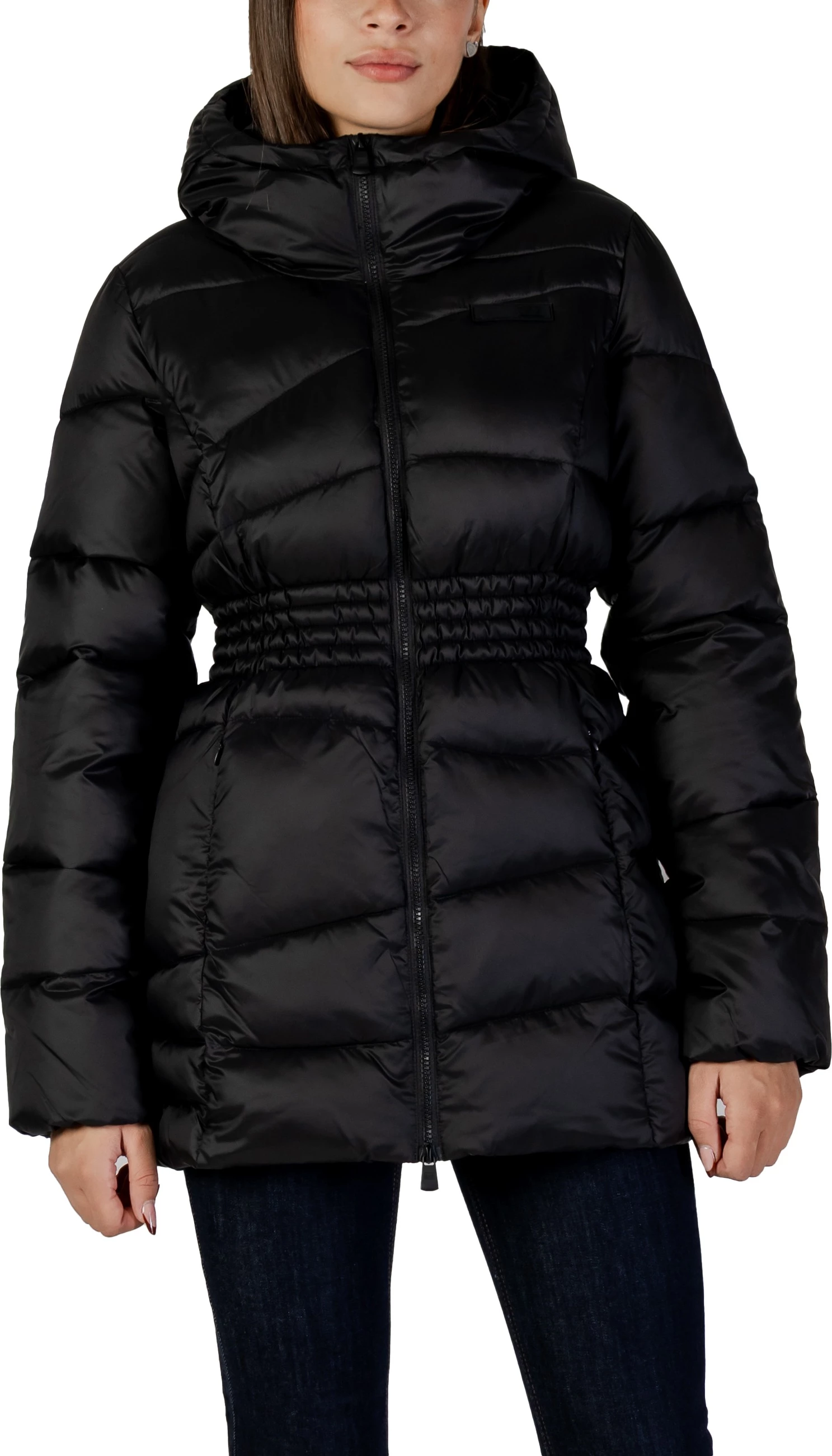 Jakne bomber EA7 7W000661 AF16413 për femra, e zezë