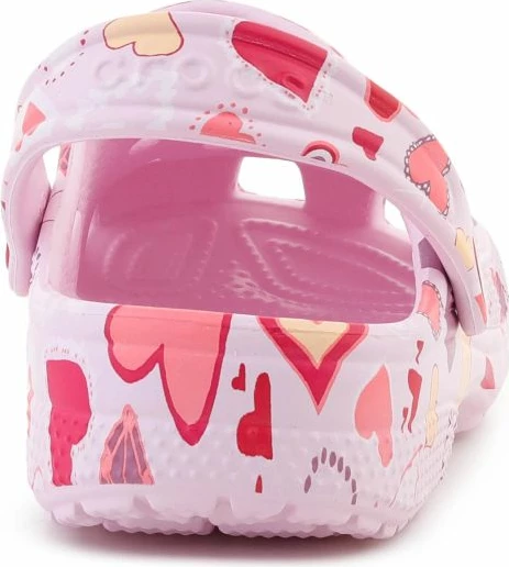 Atlete fëmijësh Crocs Classic VDay Clog Kids Pink Milk/Hearts