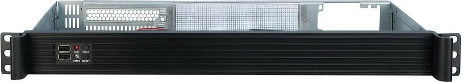 Kasë serveri rack 1U Inter-Tech K-126L, e zezë