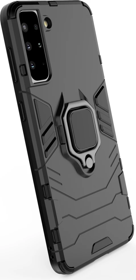 Mbështjellës Hurtel Ring Armor për Samsung Galaxy S22+, i zi