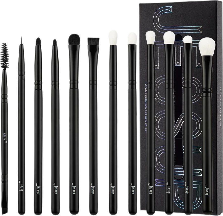 Set furçash për sy JESSUP Essential Eye Brush Set T322 për femra 12 copë