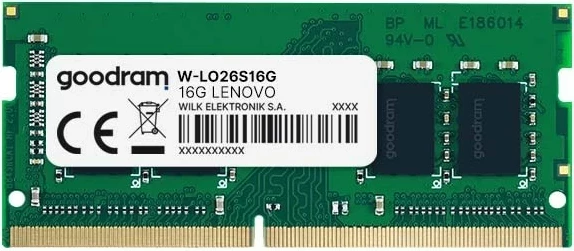 RAM Memorje Goodram W-LO26S16G, 16 GB, DDR4, 2666 MHz, Zi
