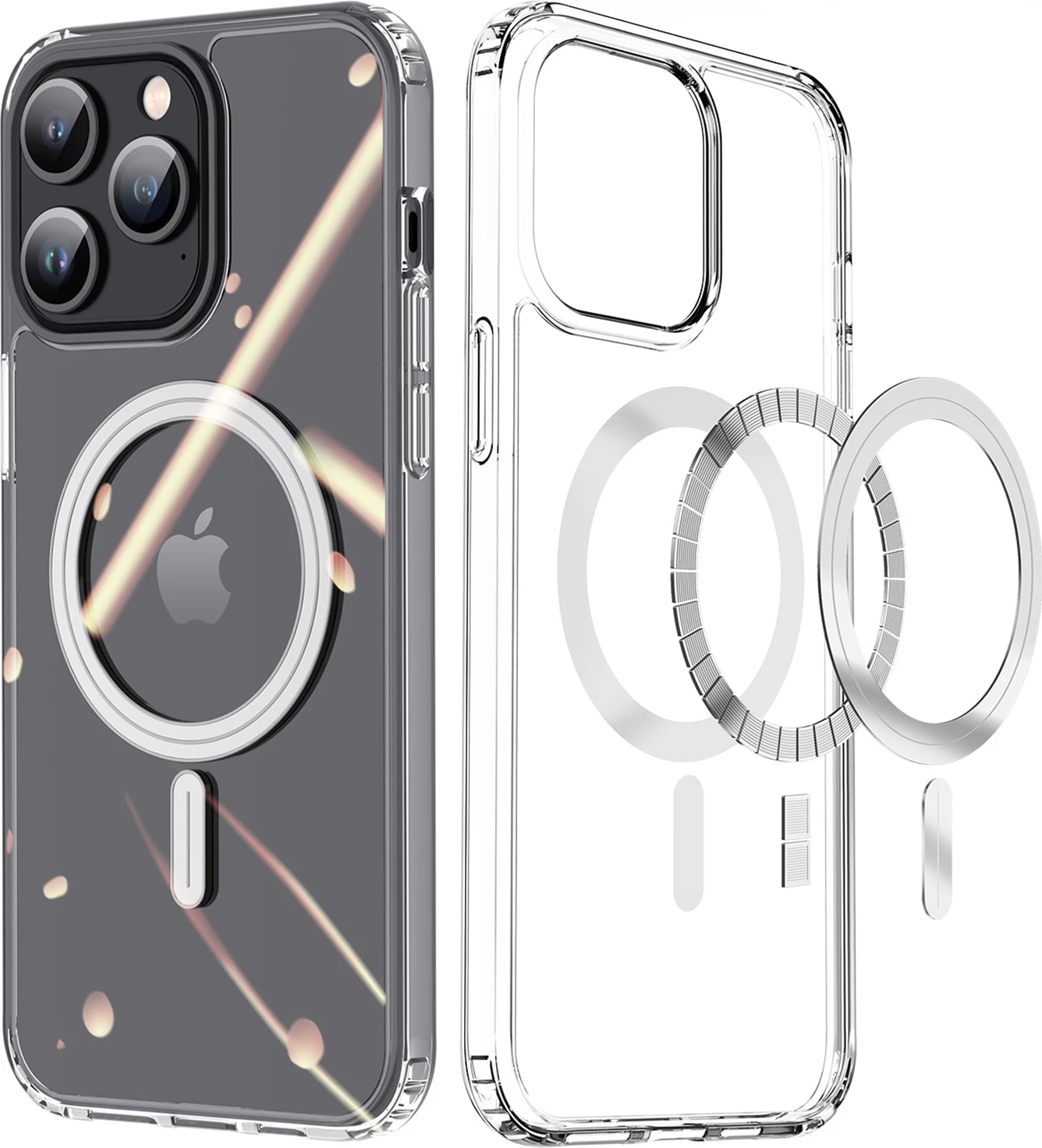 Mbështjellës Dux Ducis Clin për iPhone 15 Pro Max, MagSafe, Transparent