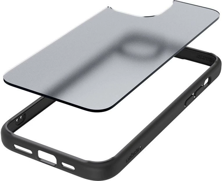 Mbështjellës Spigen Ultra Hybrid për iPhone 15 Plus, zi