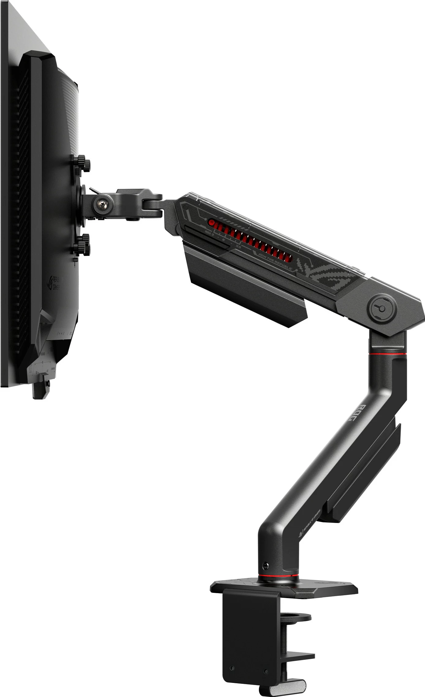 Mbajtëse monitori ASUS ROG Ergo AAS01R, VESA 100x100, deri 49", 13.5 kg, e zezë