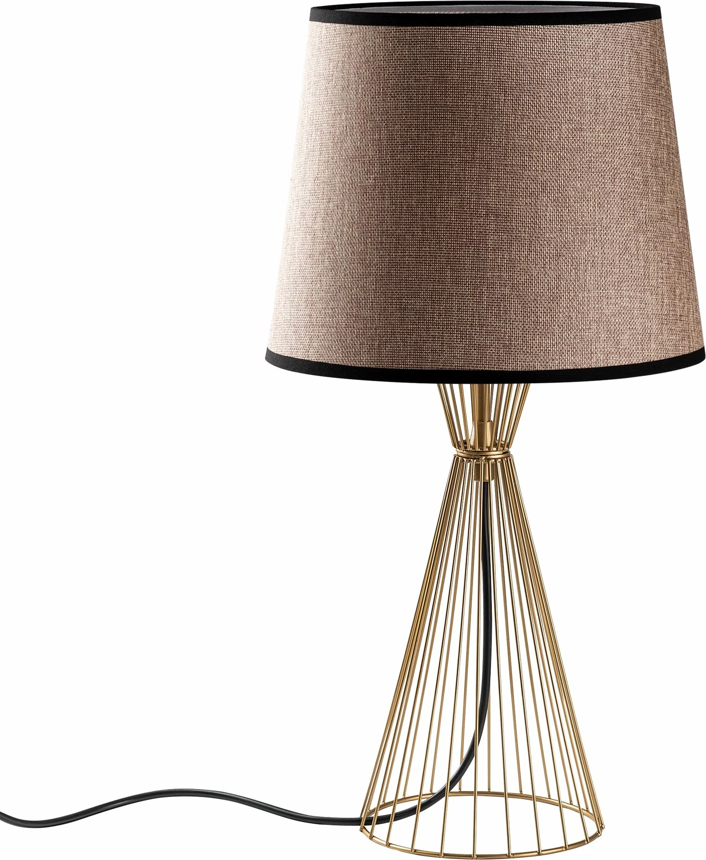 Llambë tavoline Opviq, Telıs - 5383, ngjyrë ari dhe kafe e çelët