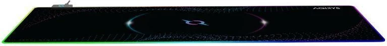 Mauspad Aqirys AQIRYS ECLIPSE RGB XL 900x400, e zezë