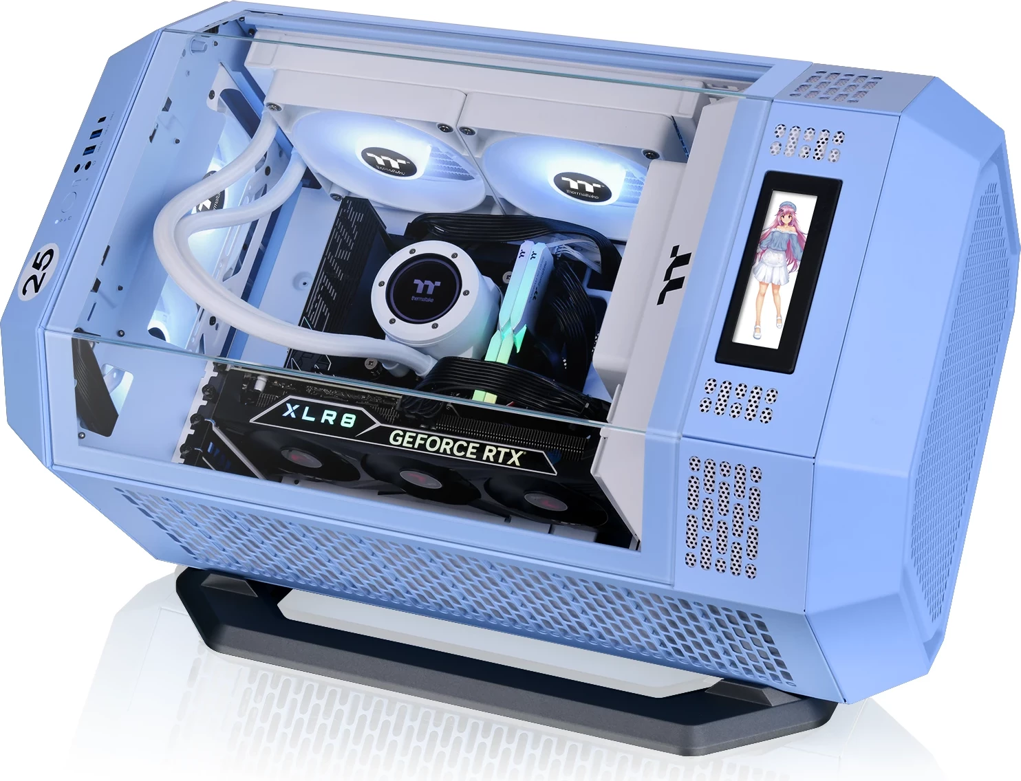 Aksesor kasë Thermaltake Tower 300, Hydrangea Blue