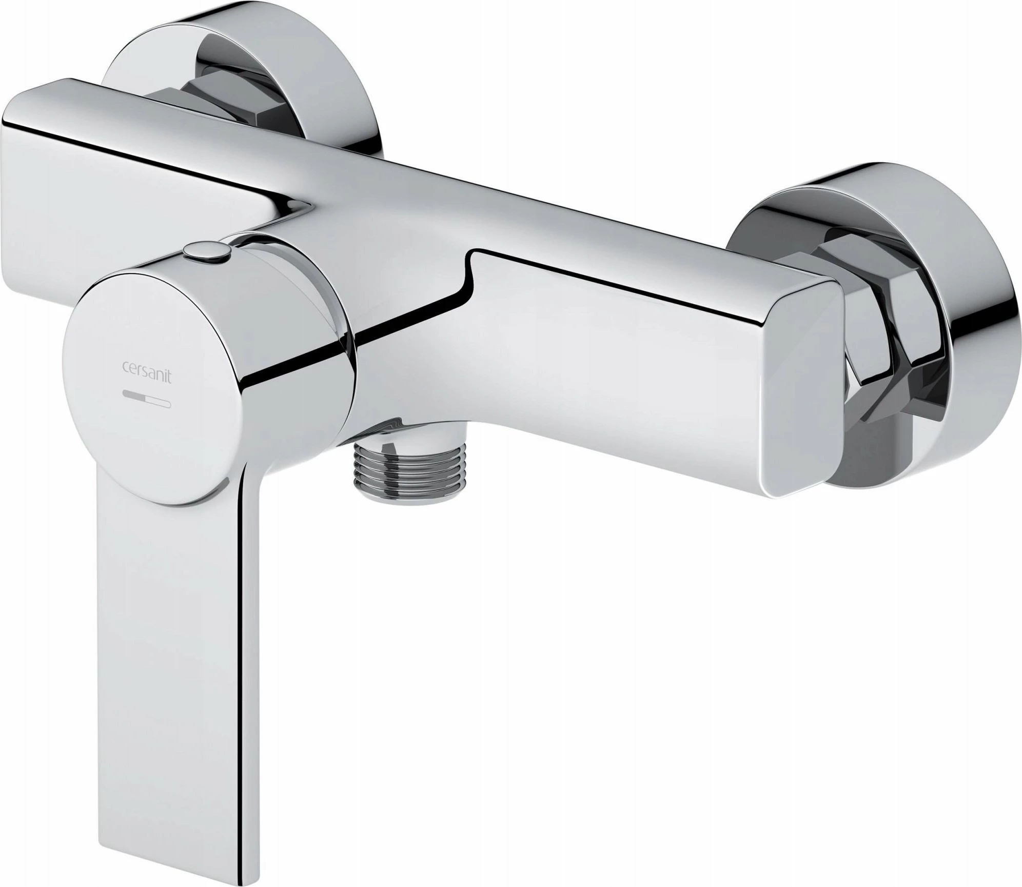 Rubinet dushi Cersanit Zip S951-578, mikser një-dorezë me montim në mur, krom