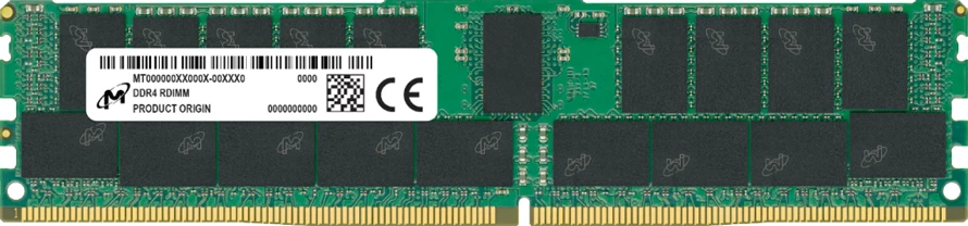 RAM Memorje Micron DDR4 RDIMM 64GB 3200MHz CL22 ECC 288-pin 2Rx4 (Single Pack)
