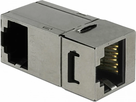 Modul Keystone DeLOCK 86371, kuplues RJ-45 femër-femër Cat6 S/UTP, inox