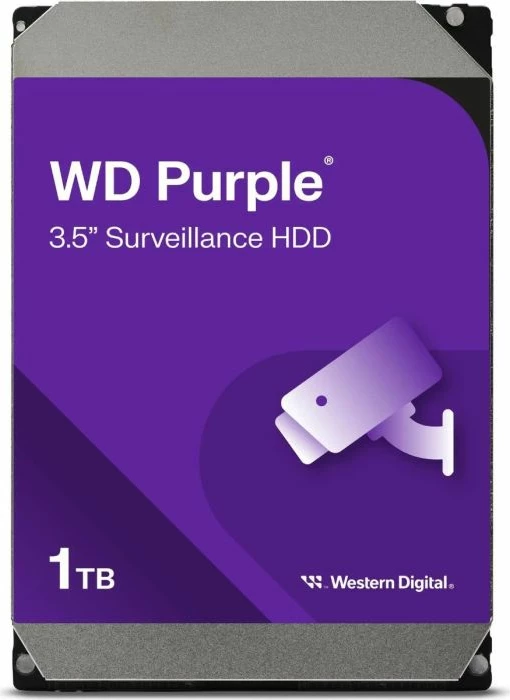 Hard disk intern WD Purple WD10PURZ 1TB 3.5" SATA 6Gb/s 5400rpm 64MB, vjollcë