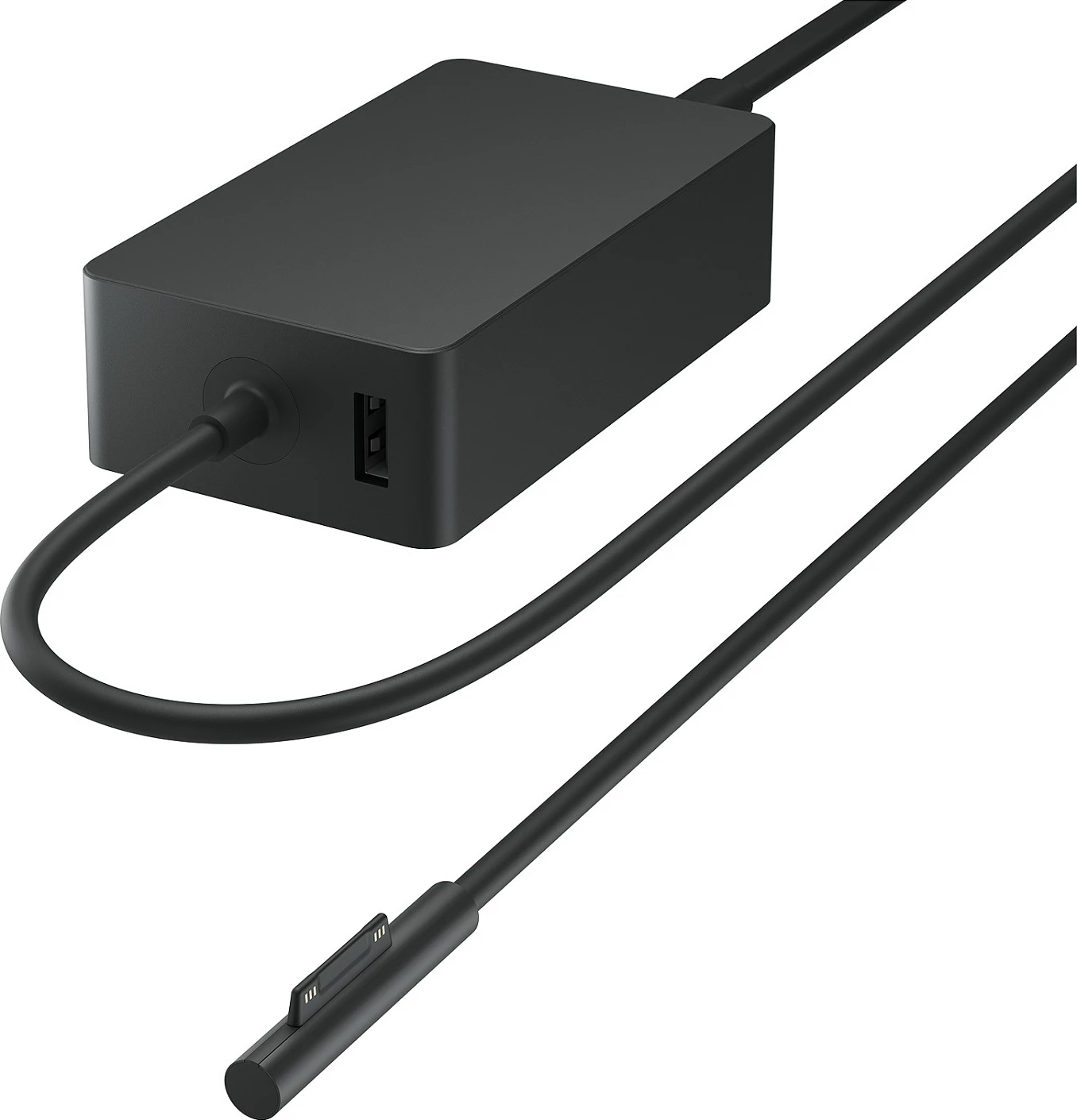Karikues për laptop Microsoft Surface 65W, i zi