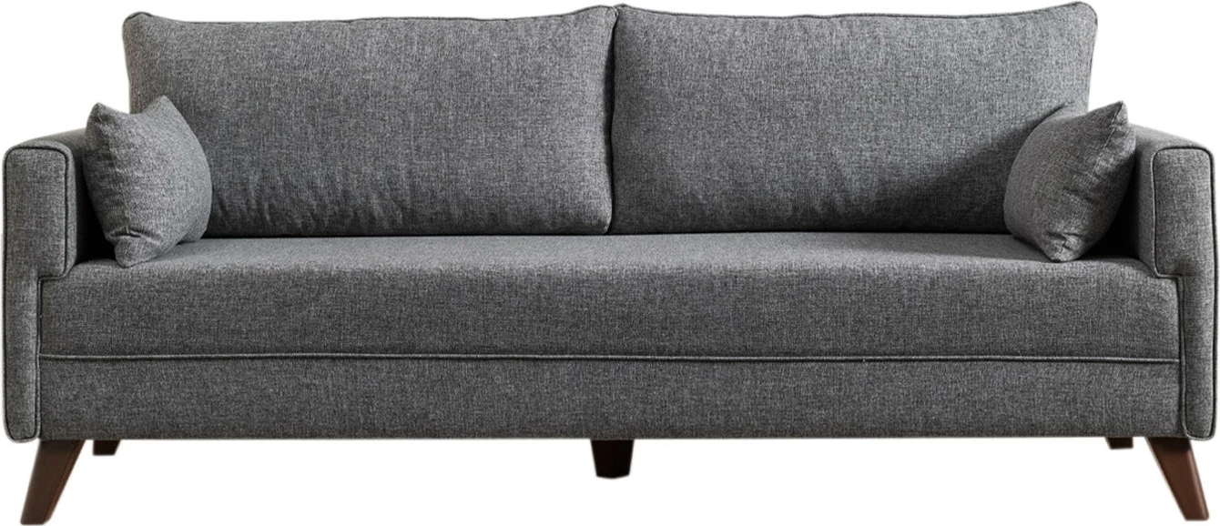 Divan-krevat trefësh, ngjyrë gri, Bella Sofa Bed