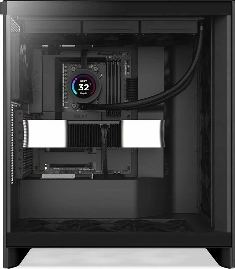 Kasë NZXT H7 Flow CM-H72FB-01, Midi Tower ATX/eATX, e zezë