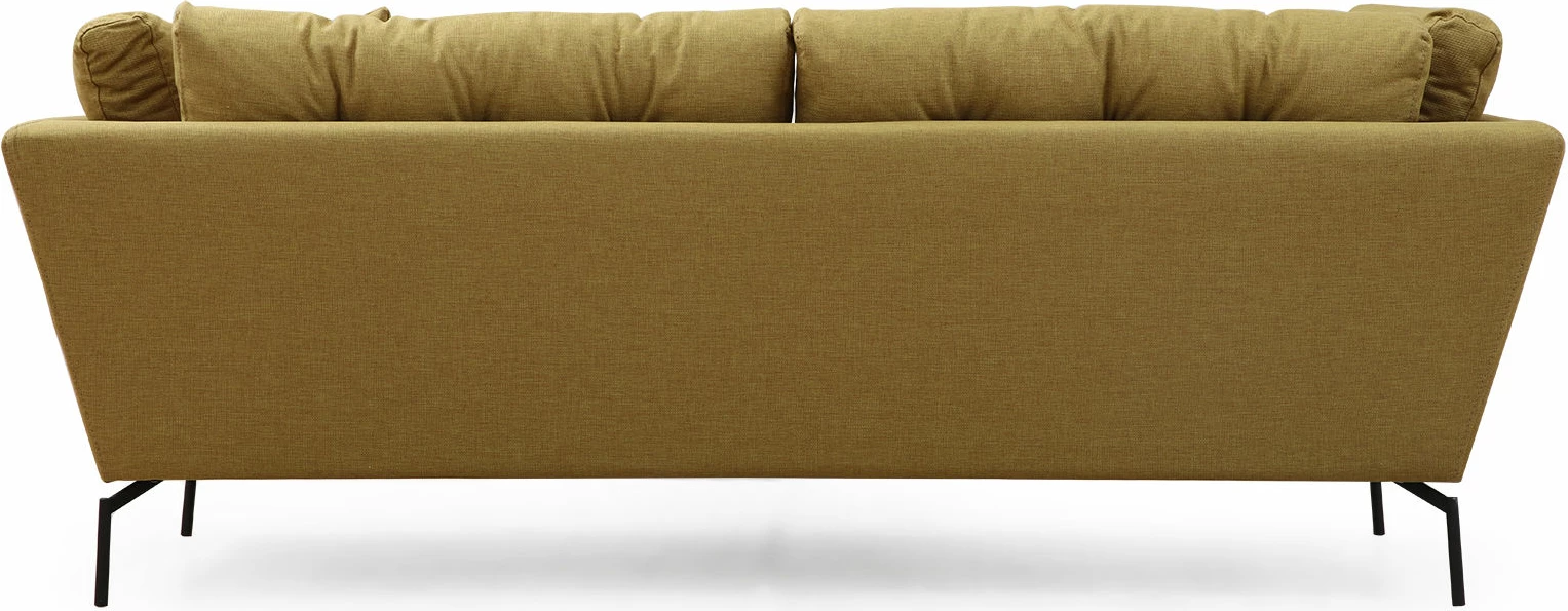 Divan treshe Atelier del Sofa, ngjyrë e verdhë-jeshile, Mapa