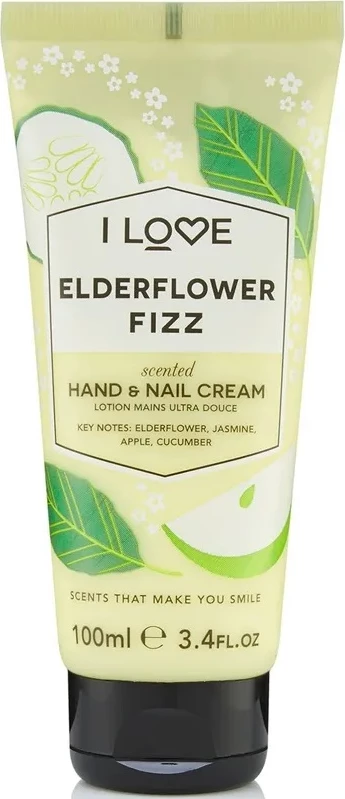 Krem për duar dhe thonj për femra I Love Elderflower Fizz 100ml