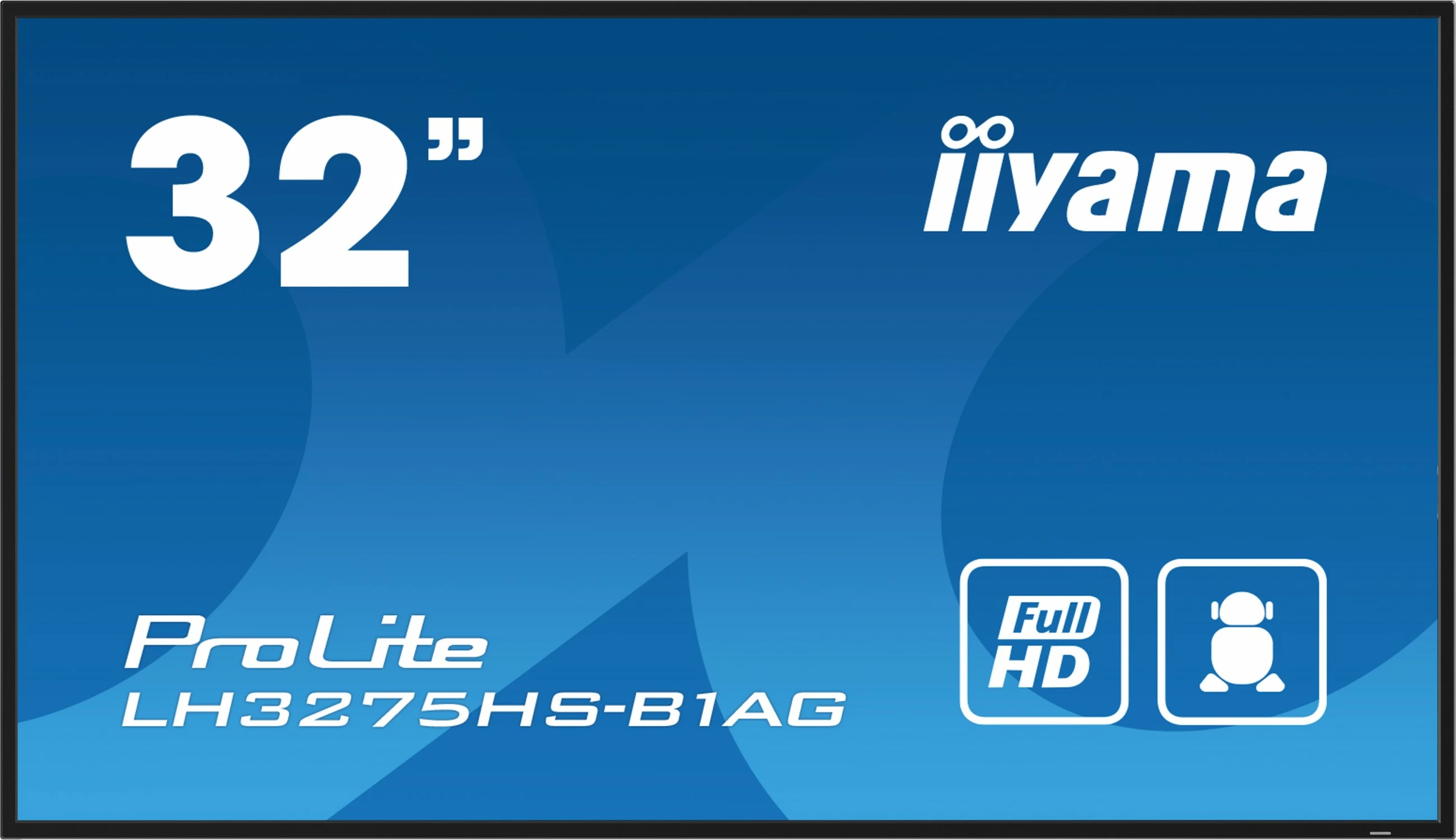 Monitor profesional iiyama LH3275HS-B1AG, 32", Full HD, Android OS, Wi-Fi, 24/7