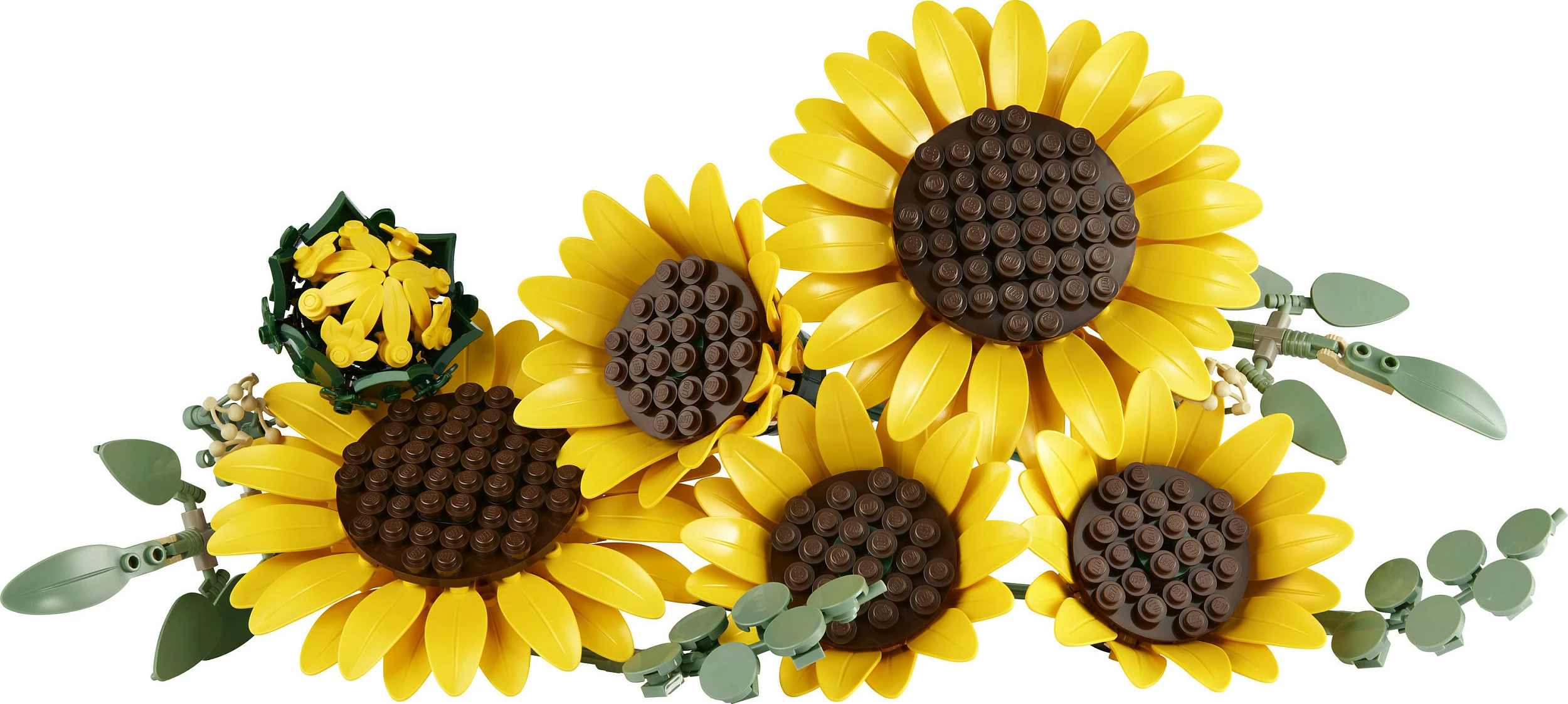 Set ndërtimi LEGO Botanicals Sunflower Bouquet 11502, 686 copë, 18+, shumëngjyrësh