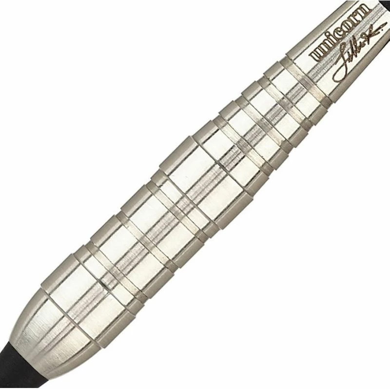 Atlete për dart Unicorn Bullet Stainless Steel - Jelle Klaasen 20g, të zeza dhe të kuqe [Pesha: 18 g]