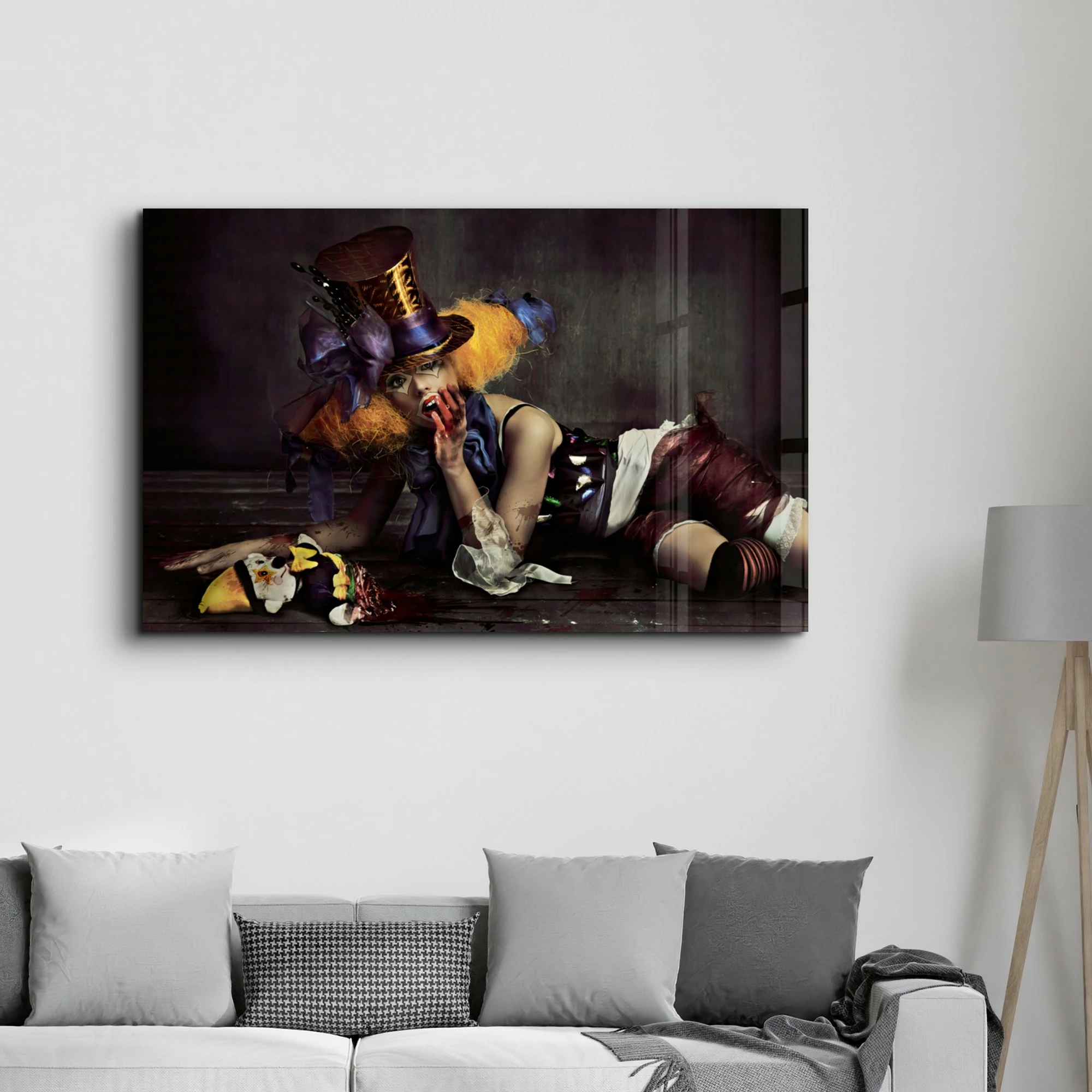 Pikturë dekorative prej xhami të temperuar, Wallity, CAM-1013, 70x110cm