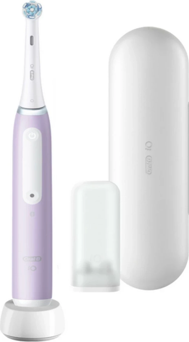Furçë dhëmbësh elektrike Oral-B iO Series 4N, 4 mënyra pastrimi, Bluetooth, ngjyrë lejla