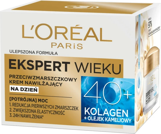 Krem ditës anti-rrudhë dhe hidratues për femra L'Oreal Paris Expert Age 40+, 50ml