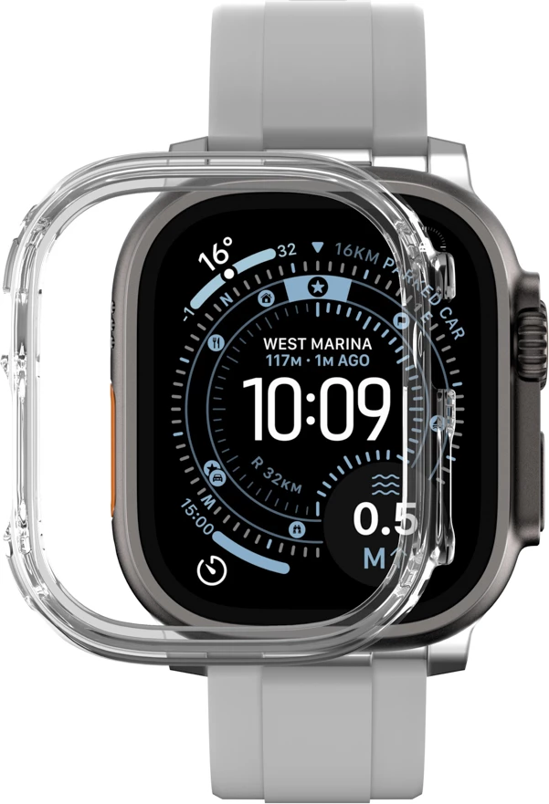 Mbështjellës mbrojtës për smartwatch, AmazingThing Minimal, për Apple Watch Ultra 3 49 mm, transparent