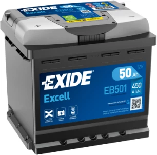 Bateri 12V 50Ah Exide Excel Eb501