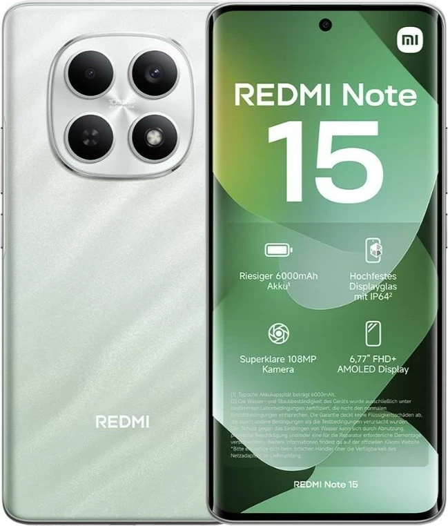 Celular Xiaomi Redmi Note 15 8+256GB Forest Green