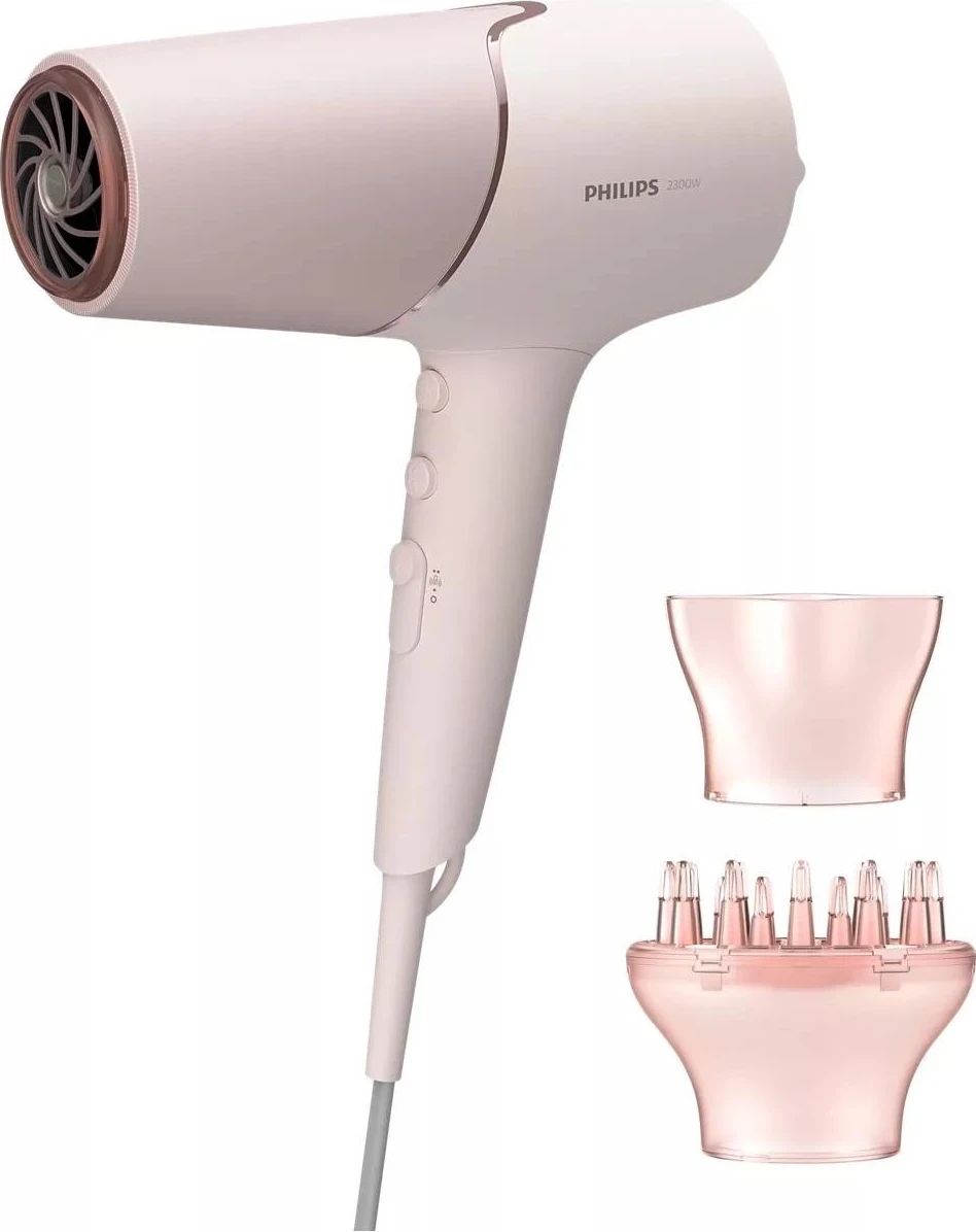 Tharëse flokësh Philips BHD530/00, 2300W, perla pjeshkë
