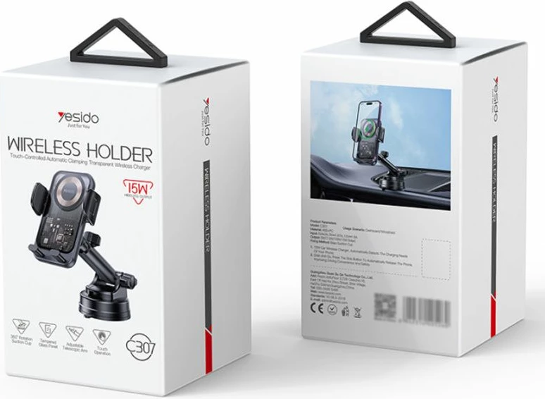 Mbajtes Telefoni Dhe Mbushes I Shpejte Wireless Ne Panel 15w 360°