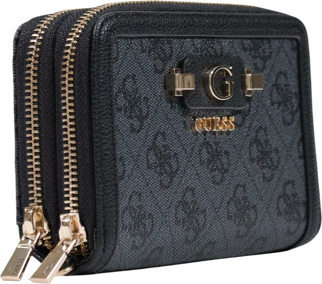 Portofol për femra Guess Coleen Logo SML Zip SWSG97 49164, antracit