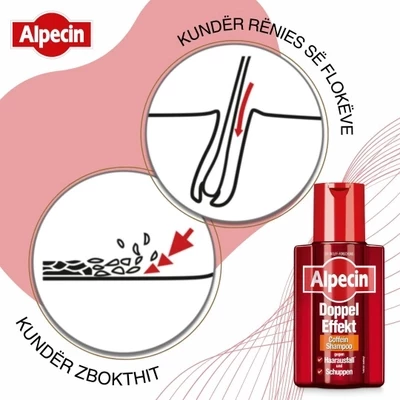 Alpecin Double Effect, 200ml Efekt të dyfishtë