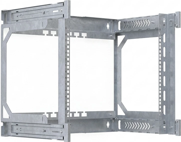 Kornizë rack EFB Elektronik X-Rack, 9U (9HE), 600x500mm, thellësi 400-600mm, galvanizuar