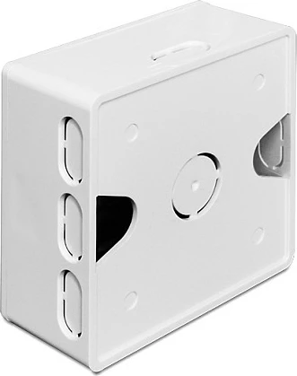 Kuti montimi sipërfaqësor DeLOCK 86128, 80x80x35 mm, e bardhë