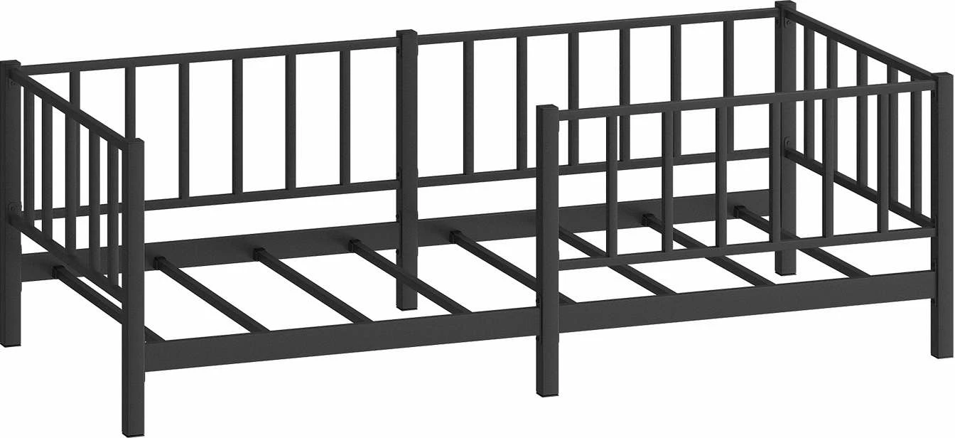 Krevat për fëmijë Skye Decor, Montessori, i zi, 90x190