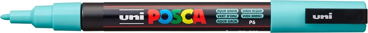 UNI-MARKER pc-3m POSCA AQUA GREEN
