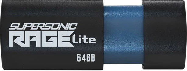 USB memorje Patriot Supersonic Rage Lite 64GB USB 3.2 Gen 1 120MB/s e zezë/blu