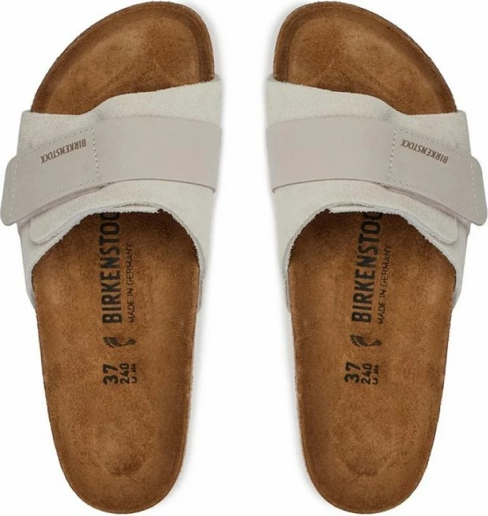 Flip-flops Birkenstock, për meshkuj dhe femra, bezhë/krem