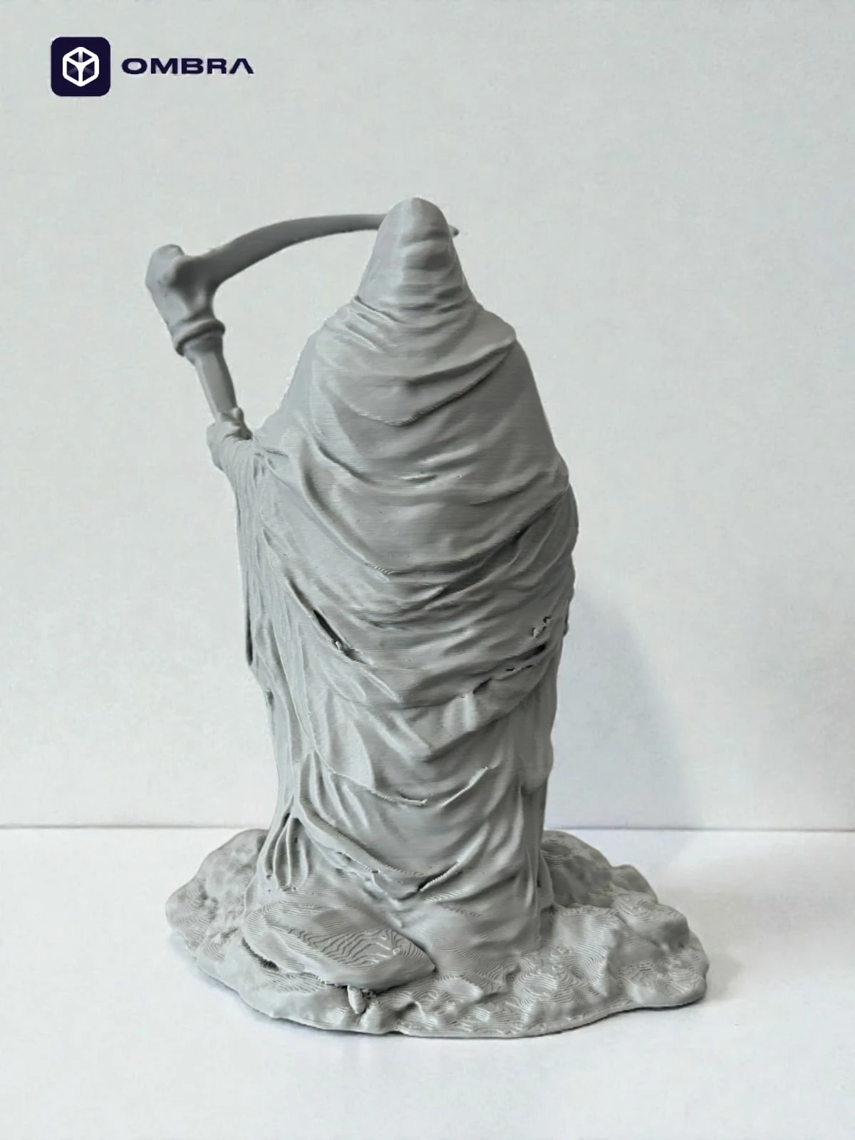 Figurë Dekorative për Halloween (Grim Reaper) -e bardhë