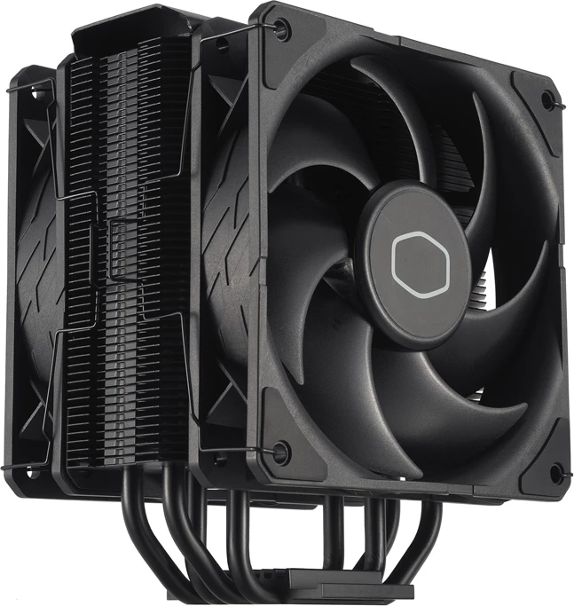 Ftohës procesori Cooler Master Hyper 212 Black X Duo, 2 ventilatorë, i zi