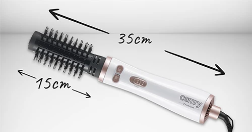 Furçë tharëse rrotulluese, Adler CR2021, 1200W, 38mm & 50mm, e bardhë me rozë të artë