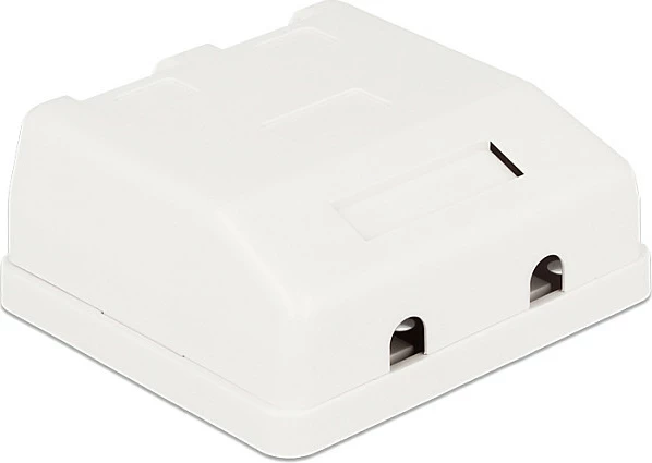 Kuti montimi DeLOCK 86236 për 2 module Keystone, e bardhë