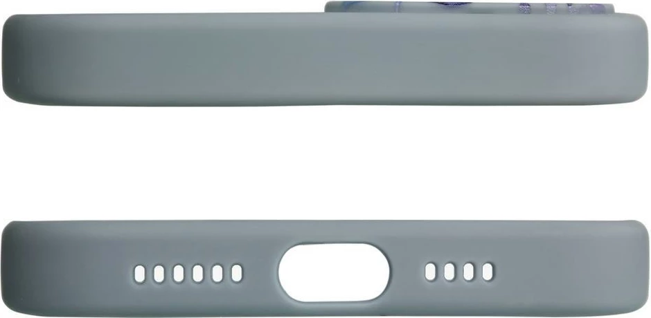 Mbështjellës Hurtel Design Case për iPhone 12 Pro Max, lule, kaltër e errët