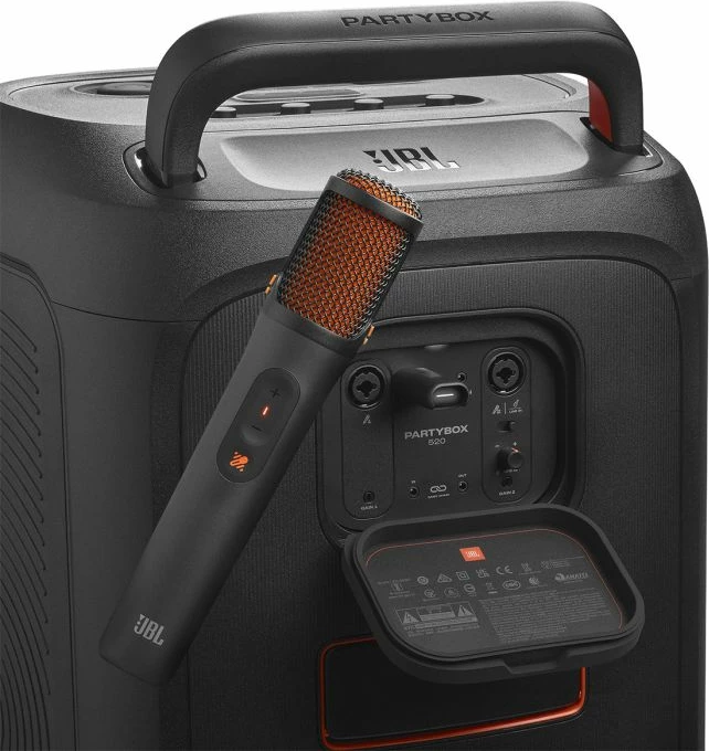 Set mikrofonash karaoke JBL EasySing JBLEASYSINGMICS, 2 copë, me dongle USB-C, i zi