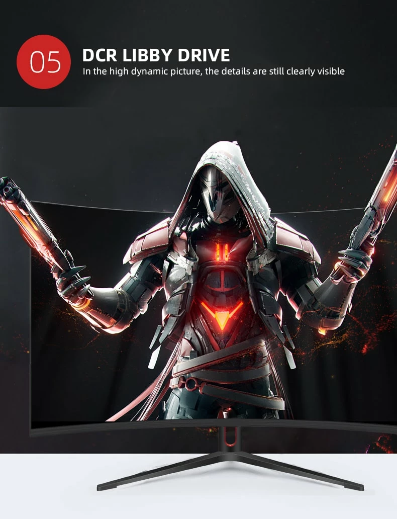 32 inch Monitor Gaming STARDOM ZP3275 4k 75Hz 1ms borderless curved