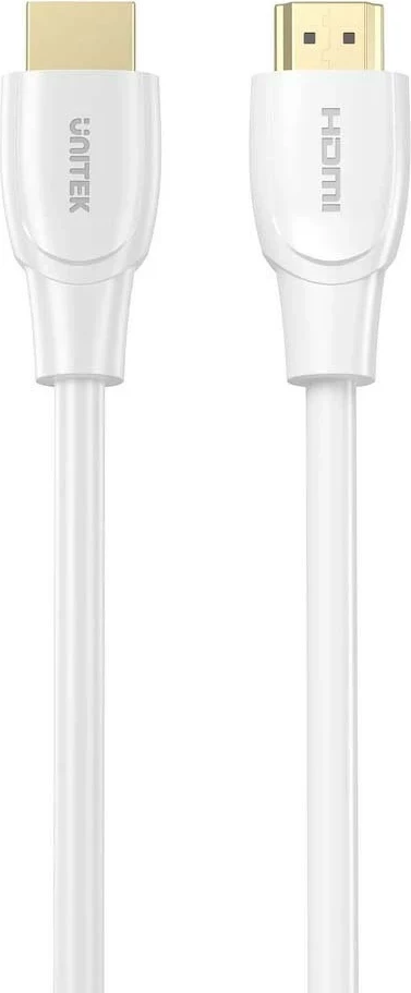 Kabllo HDMI Unitek HDMI 2.1, 0.3 m, 8K HDR, e bardhë